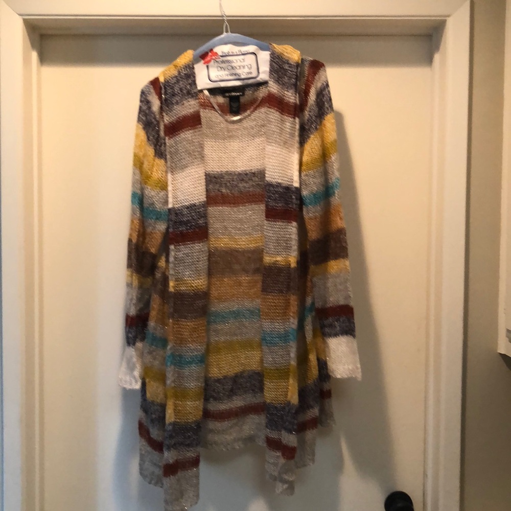 Lane Bryant light cardigan size 22